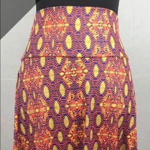 LuLaRoe Large Azure Skirt Medallion